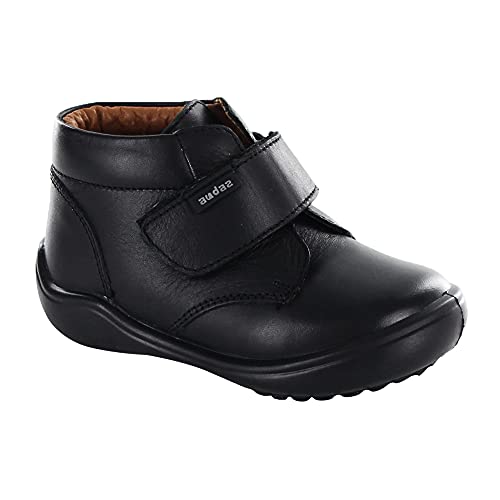 Audaz Zapatos para Niño Estilo Botita en Color Negro con látigo (Negro, 16)