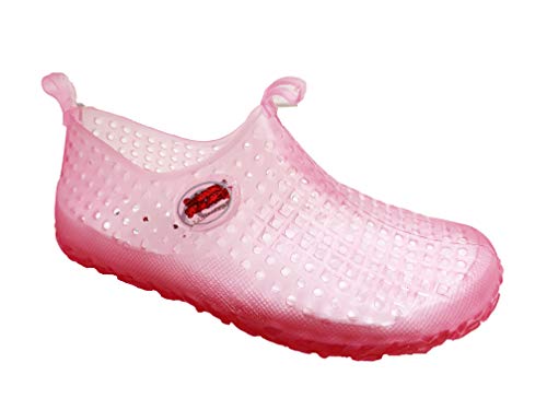 Bubble gummers Zapato para Alberca, Aquashoes para Niña, Surf (Cristal Rosa, Measurement_19_Point_0_Centimeters)