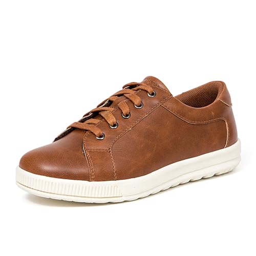 Deer Stags Kane - Zapatillas de Espuma con Efecto Memoria para niños, Dark Tan/Cream, 22 MX M Niño Grande