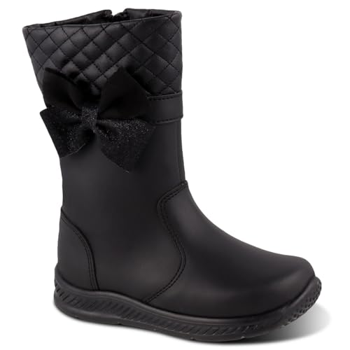 Bota Para Niña Marca Lucho Modelo 695 Negro 15.5