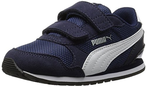 Puma, Tenis para Niños ST Runner NL, Toddler, 7 M US, peacoat-puma white